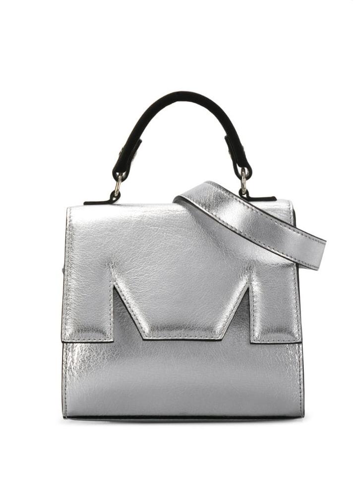 Msgm Marsupio Metallic Belt Bag - Silver