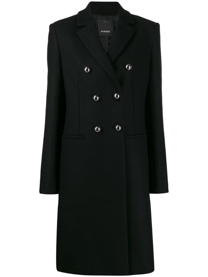 Pinko Emozioni Coat - Black