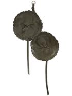 Sonia Rykiel - Floral Charm - Women - Calf Leather/brass - One Size, Green, Calf Leather/brass