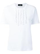 Dsquared2 Textured Bib T-shirt - White