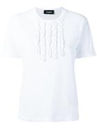 Dsquared2 Textured Bib T-shirt - White