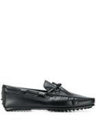 Tod's Slip On Leather Loafers - Black