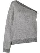 Rta One Shoulder Jumper - Metallic