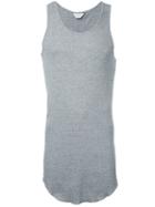 Unused - Elongated Tank - Men - Cotton - 4, Grey, Cotton