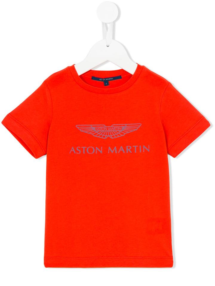Aston Martin Kids - Logo Print T-shirt - Kids - Cotton - 24 Mth, Red