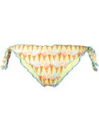 Moon Bikini Bottoms - Women - Polyamide/spandex/elastane - S, Yellow/orange, Polyamide/spandex/elastane, Mc2 Saint Barth