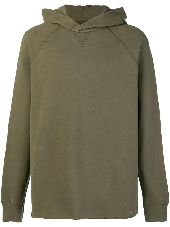 Levi's: Made & Crafted Raglan Sleeve Hoodie - Green