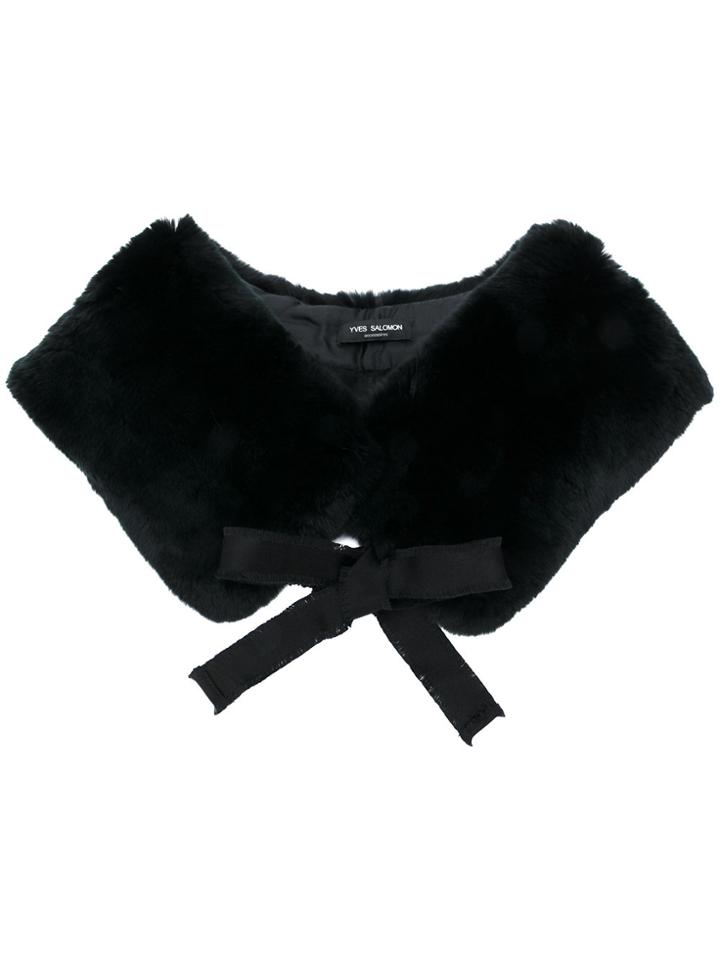 Yves Salomon Fur Stole - Black