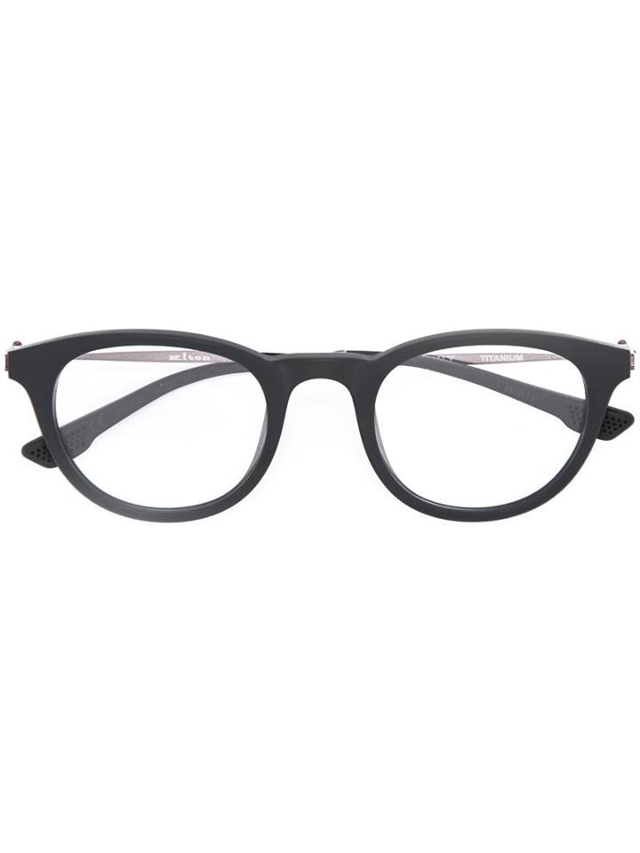 Kiton 'marte' Frame, Black, Acetate/titanium