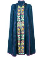 Anna Sui Gathering Of The Tribes Cape - Blue