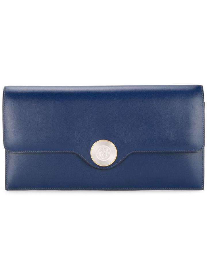 Hermès Vintage 1992's Clutch Bag - Blue