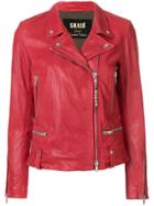 S.w.o.r.d 6.6.44 Off-center Zipped Jacket - Pink & Purple