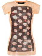 Jean Paul Gaultier Pre-owned 2000s Abstract Print Top - Neutrals