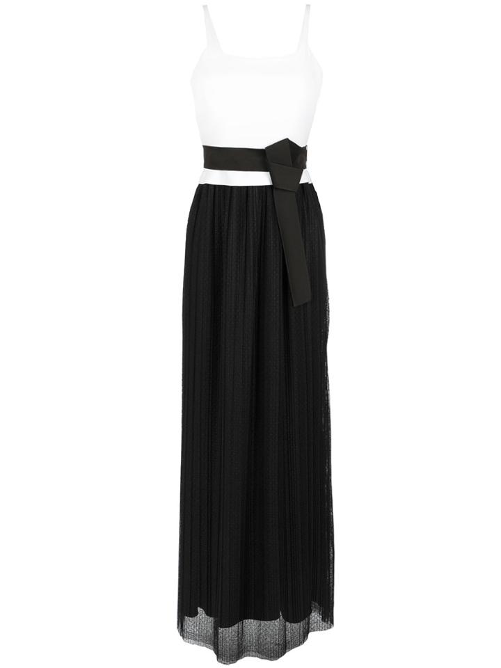 Gloria Coelho Bicolour Gown - Black