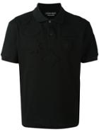 Alexander Mcqueen Badge Appliqué Polo Shirt - Black