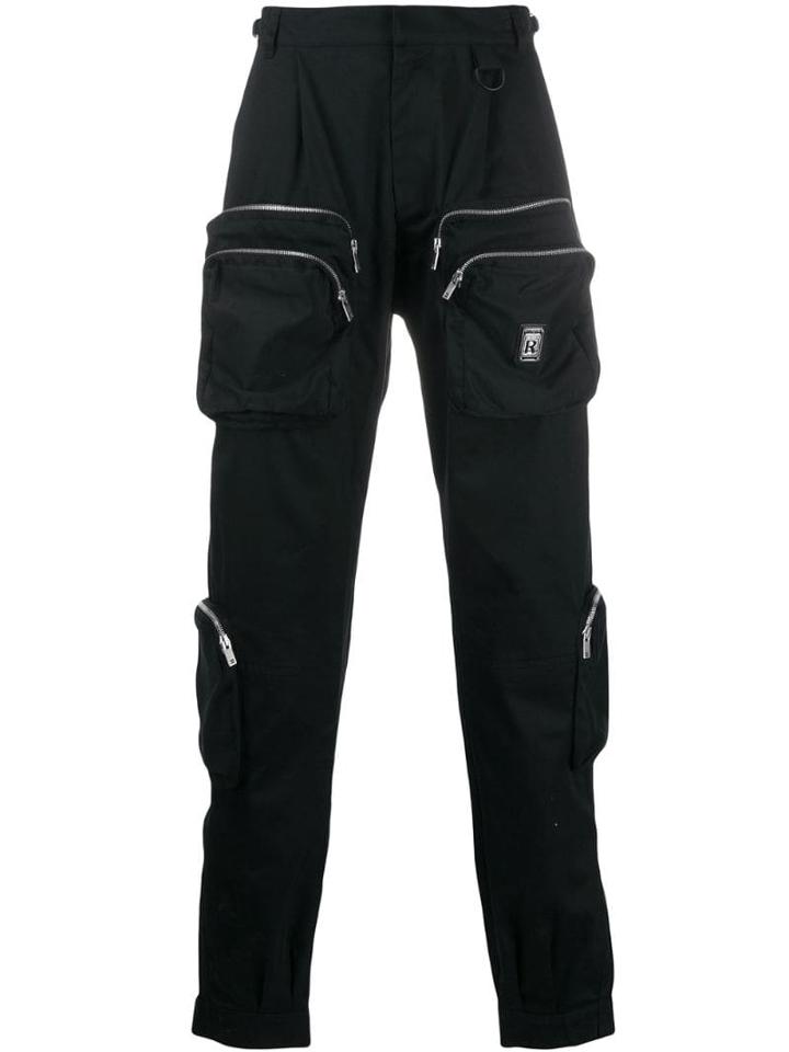 Represent Pocket Detail Trousers - Black