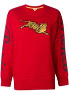 Kenzo Tiger Logo Knit Sweater - Red