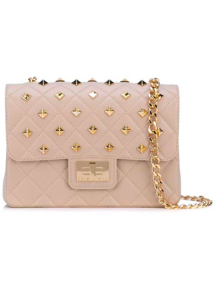 Metallic Cross Body Bag - Women - Metal/rubber - One Size, Nude/neutrals, Metal/rubber, Designinverso