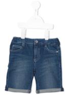 Armani Junior Washed Denim Shorts, Toddler Boy's, Size: 12 Mth, Blue