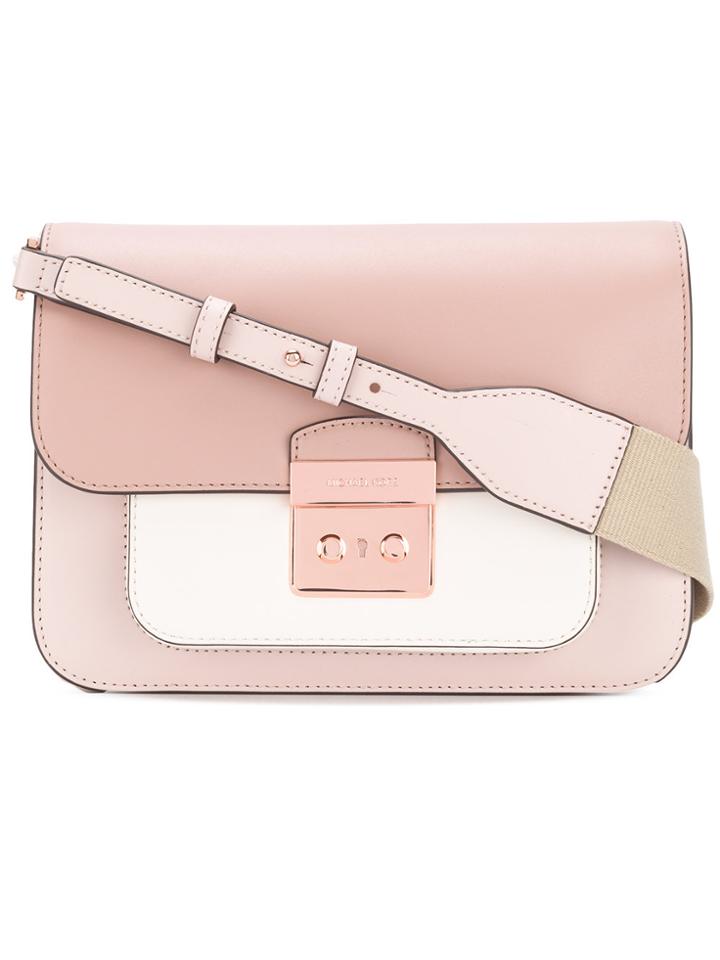 Michael Kors Collection Sloan Editor Shoulder Bag - Pink & Purple