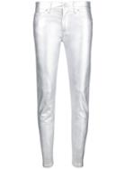 Laneus Classic Skinny Trousers - Metallic