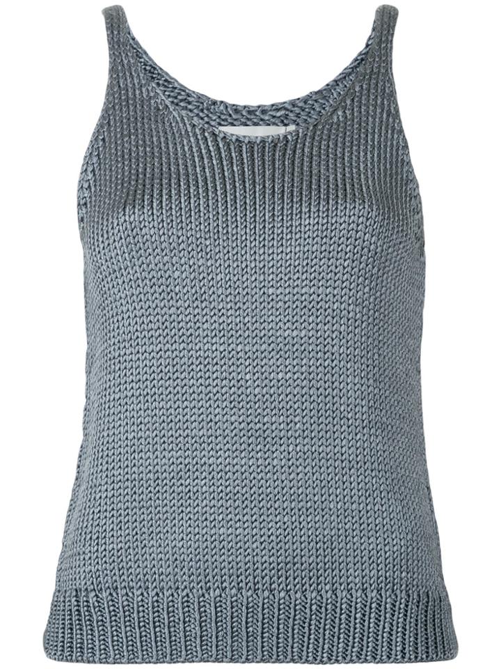Vince Knitted Tank Top - Grey
