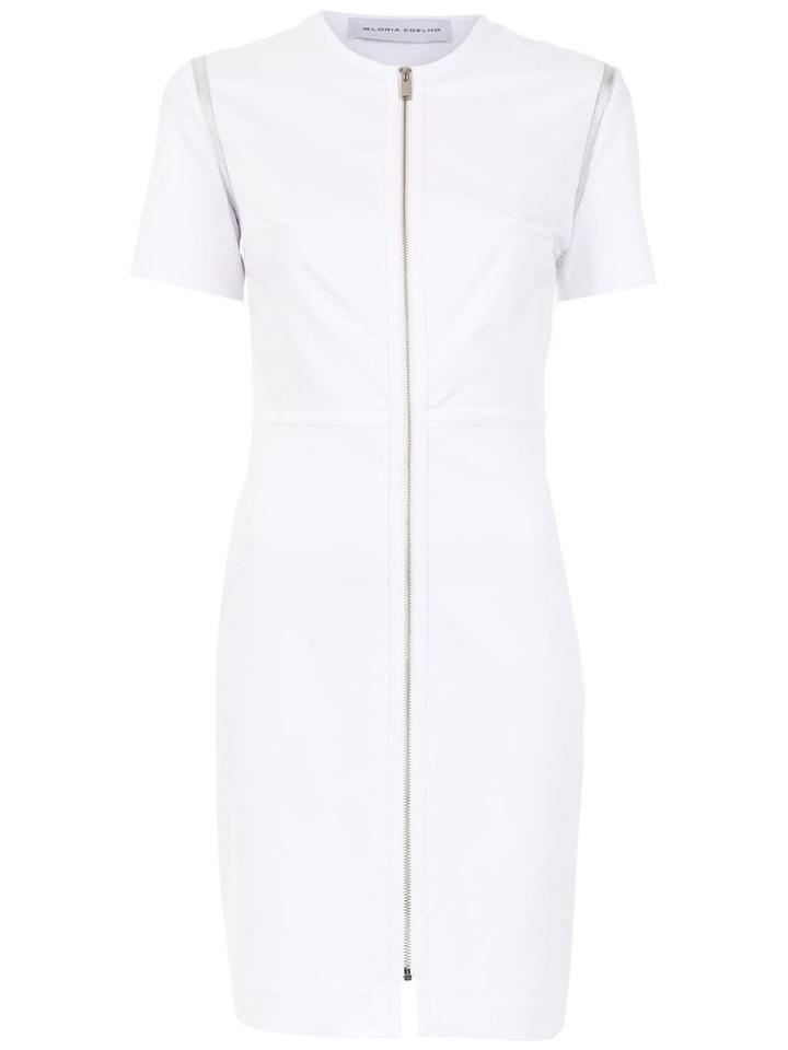 Gloria Coelho Zipped Dress - White