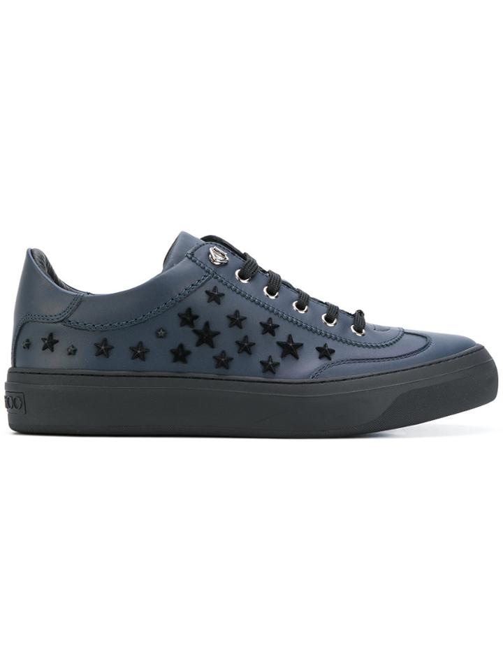 Jimmy Choo Lace Up Sneakers - Blue