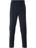 Officine Generale Straight Leg Trousers, Men's, Size: 52, Blue, Cotton/lyocell
