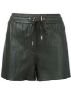 Diane Von Furstenberg Leather Shorts