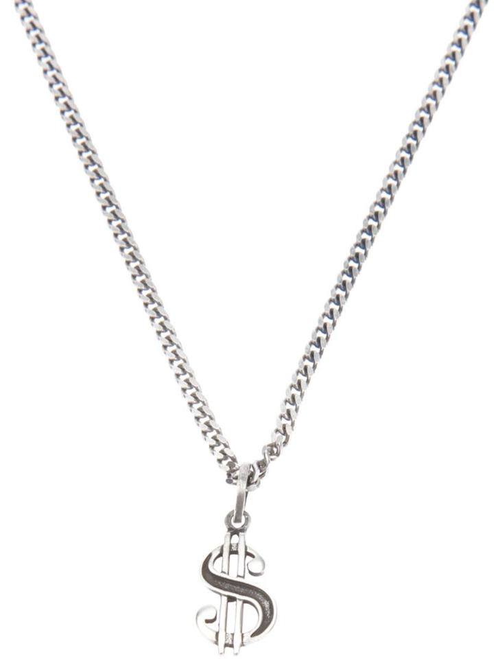 Saint Laurent Dollar Sign Necklace