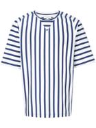 Ck Calvin Klein Basque Stripe Printed T-shirt - Blue