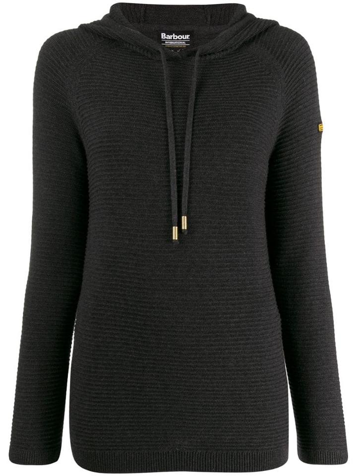 Barbour Basic Knit Hoodie - Grey