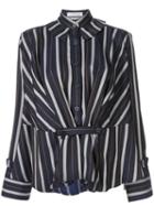 Palmer / Harding Striped Rise Shirt - Blue