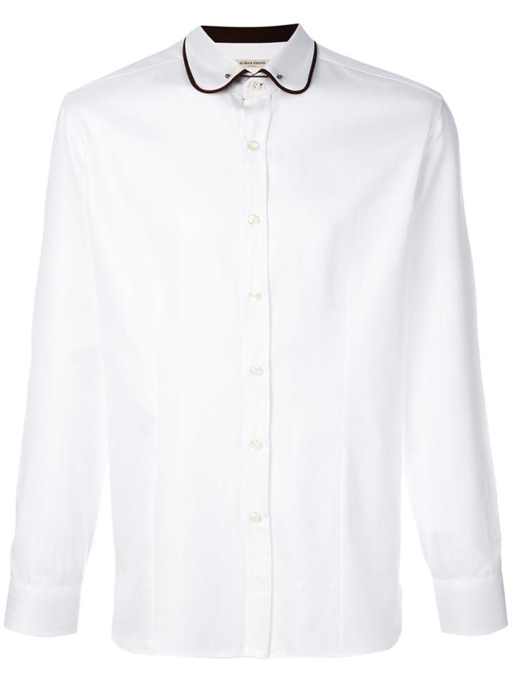 Al Duca D'aosta 1902 Pin Collar Shirt - White