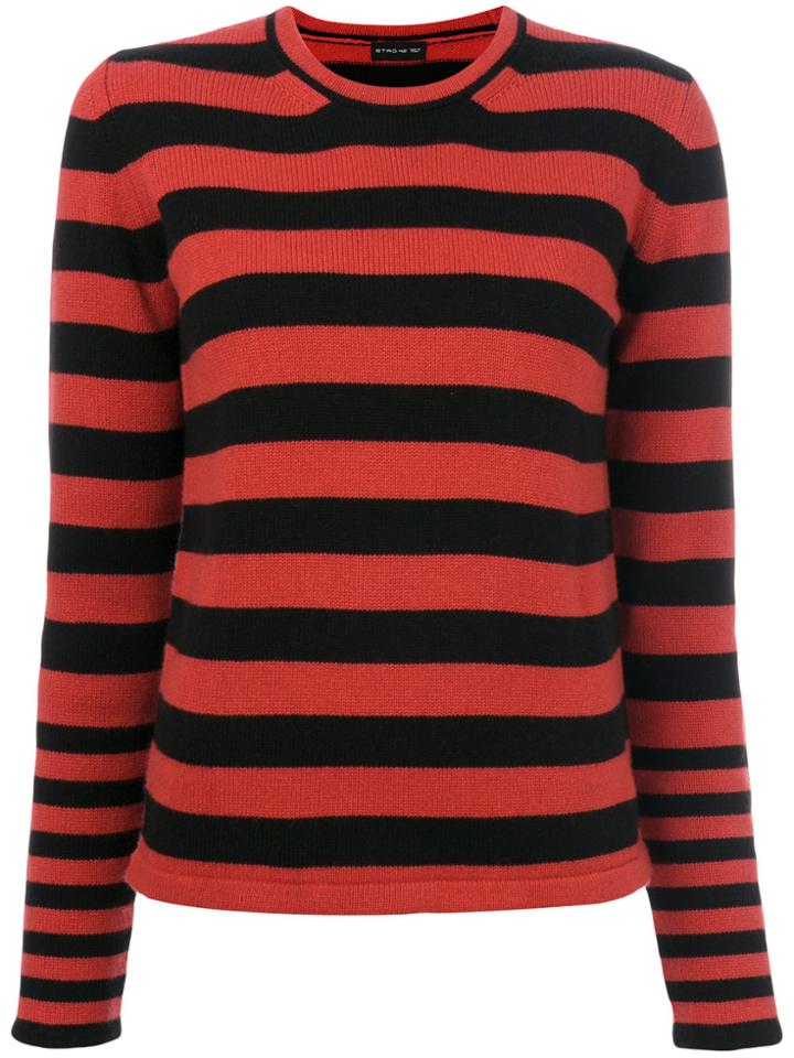 Etro Striped Jumper - Black