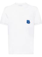 Prada Stretch Cotton T-shirt With Logo - White