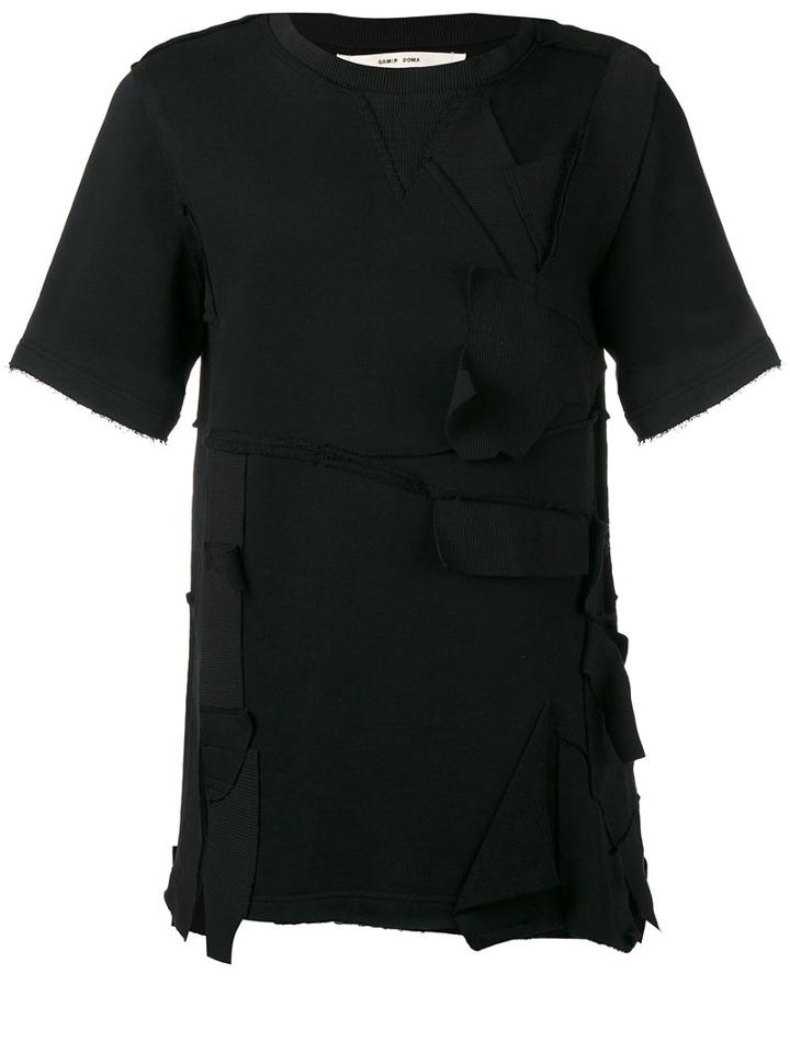 Damir Doma - Distressed T-shirt - Men - Cotton - S, Black, Cotton