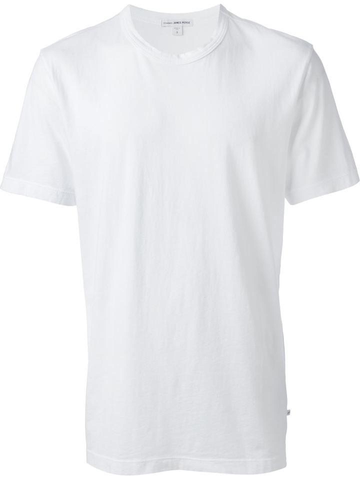 James Perse Crew Neck T-shirt, Men's, Size: Xl, White, Cotton