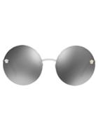 Versace Eyewear Round Sunglasses - Metallic
