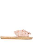 Manebi Los Angeles Jute Sandals - Pink