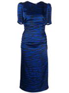 P.a.r.o.s.h. Animal Print Dress - Blue