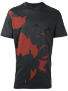 Lanvin Disassembled Print T-shirt, Men's, Size: Xs, Grey, Cotton