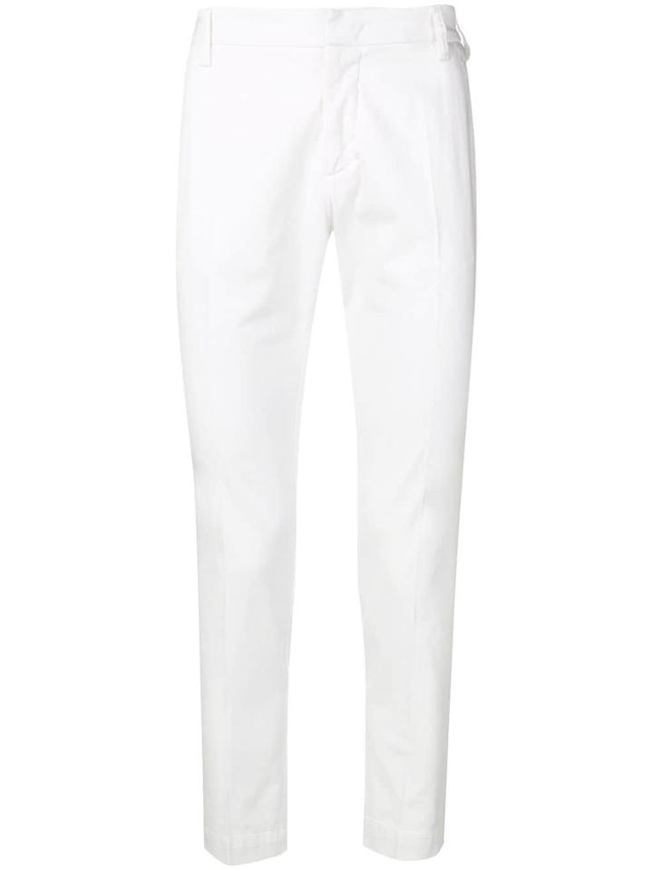 Entre Amis Slim Fit Chinos - White