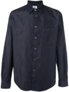 Ps By Paul Smith Patch Pocket Shirt, Men's, Size: Medium, Blue, Cotton