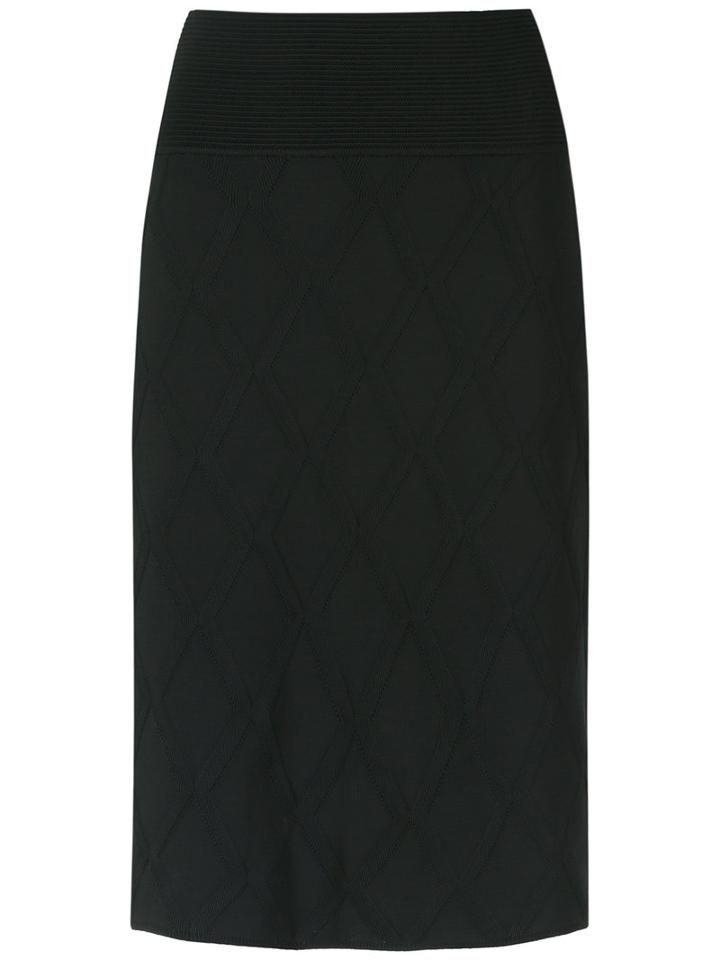 Talie Nk Knit Midi Skirt, Women's, Size: P, Black, Polyamide/spandex/elastane/viscose