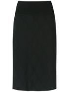 Talie Nk Knit Midi Skirt, Women's, Size: P, Black, Polyamide/spandex/elastane/viscose
