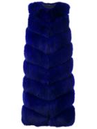 Liska Long Gilet - Blue