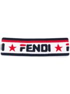 Fendi Logo Headband - Blue