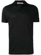 La Fileria For D'aniello Slim Fit Polo Shirt - Black